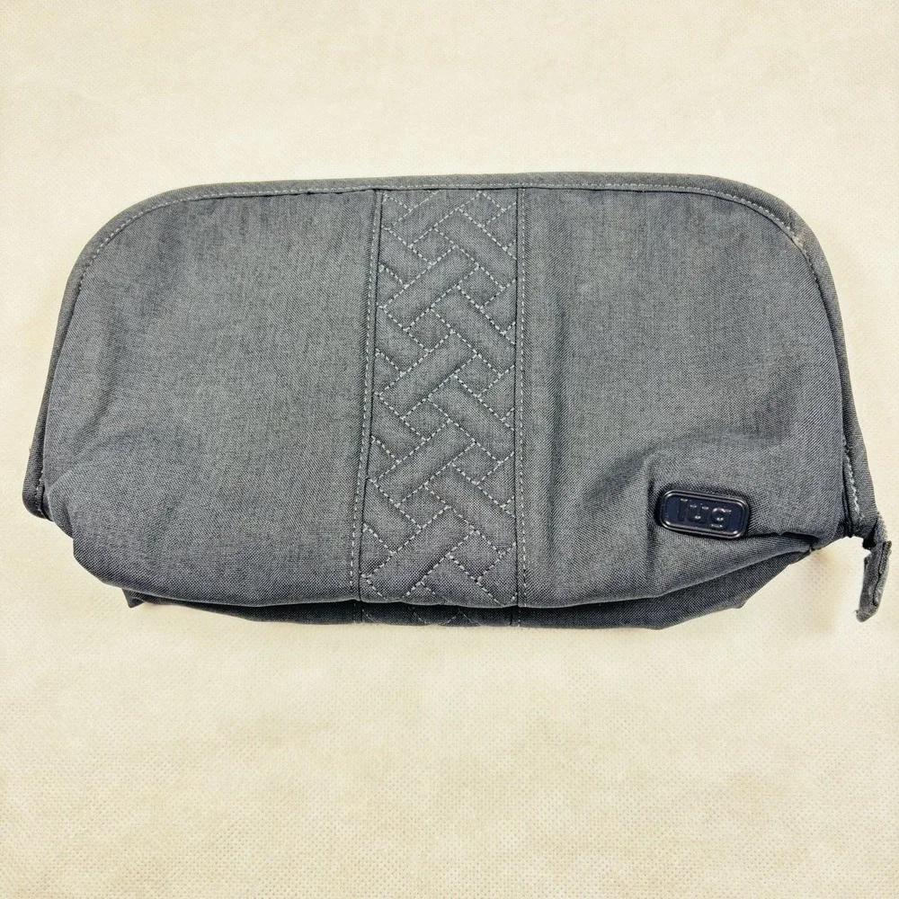 Lug Flash Cosmetic Case Dark‎ Blue Travel Bag Clear Pockets